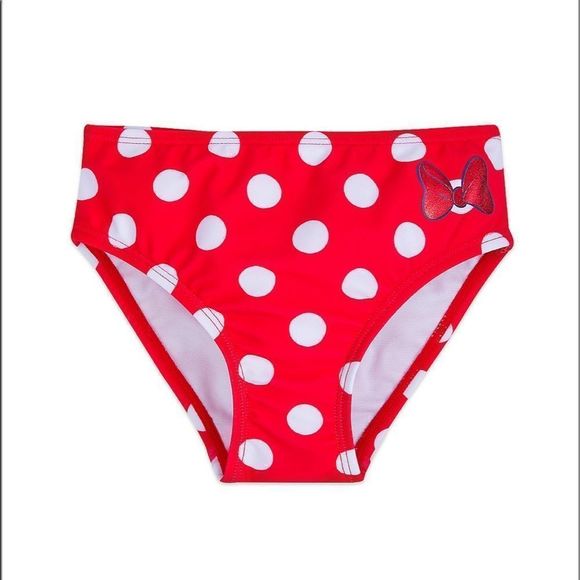 𝅺Girls Minnie mouse bikini with rash guard - Picture 7 of 7